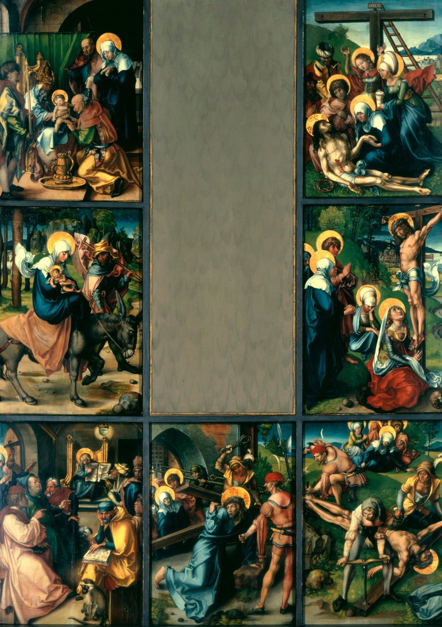 Sedm bolestí Panny Marie, 1495-1496 od Albrecht Dürer