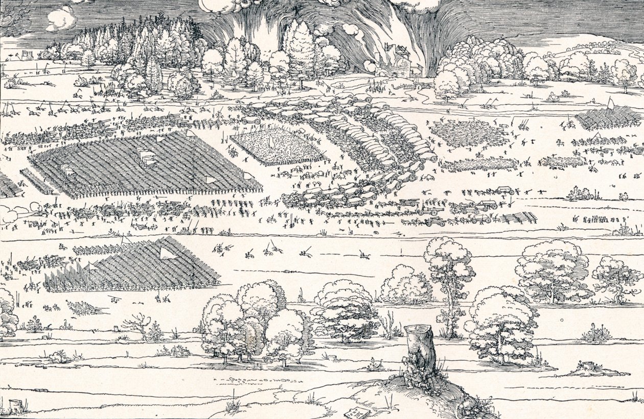 Obléhání pevnosti II, 1527 1906 od Albrecht Dürer