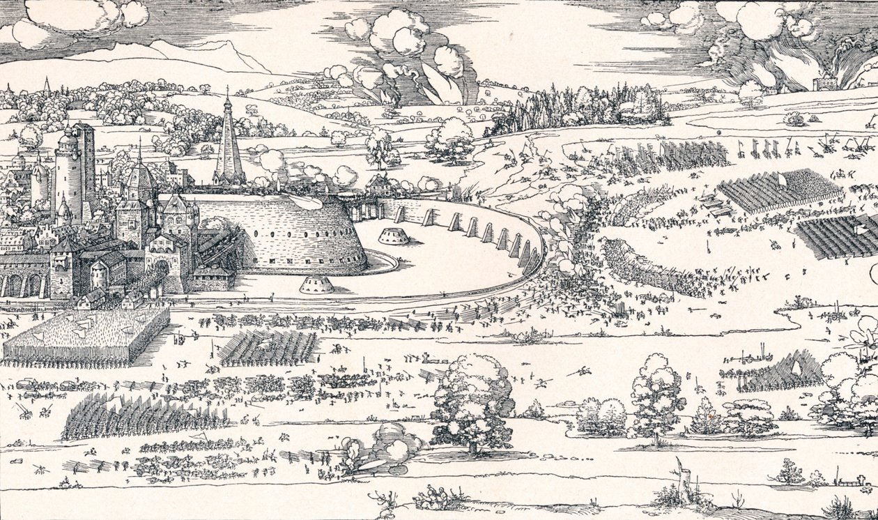 Obléhání pevnosti I, 1527 1906 od Albrecht Dürer