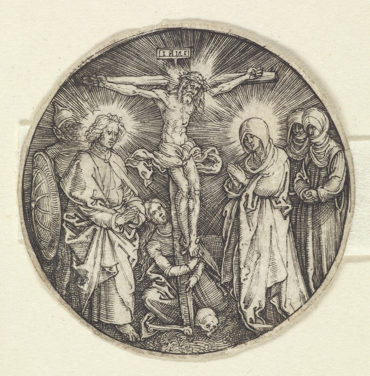 Malé ukřižování ("Hranice císaře Maxmiliána") od Albrecht Dürer