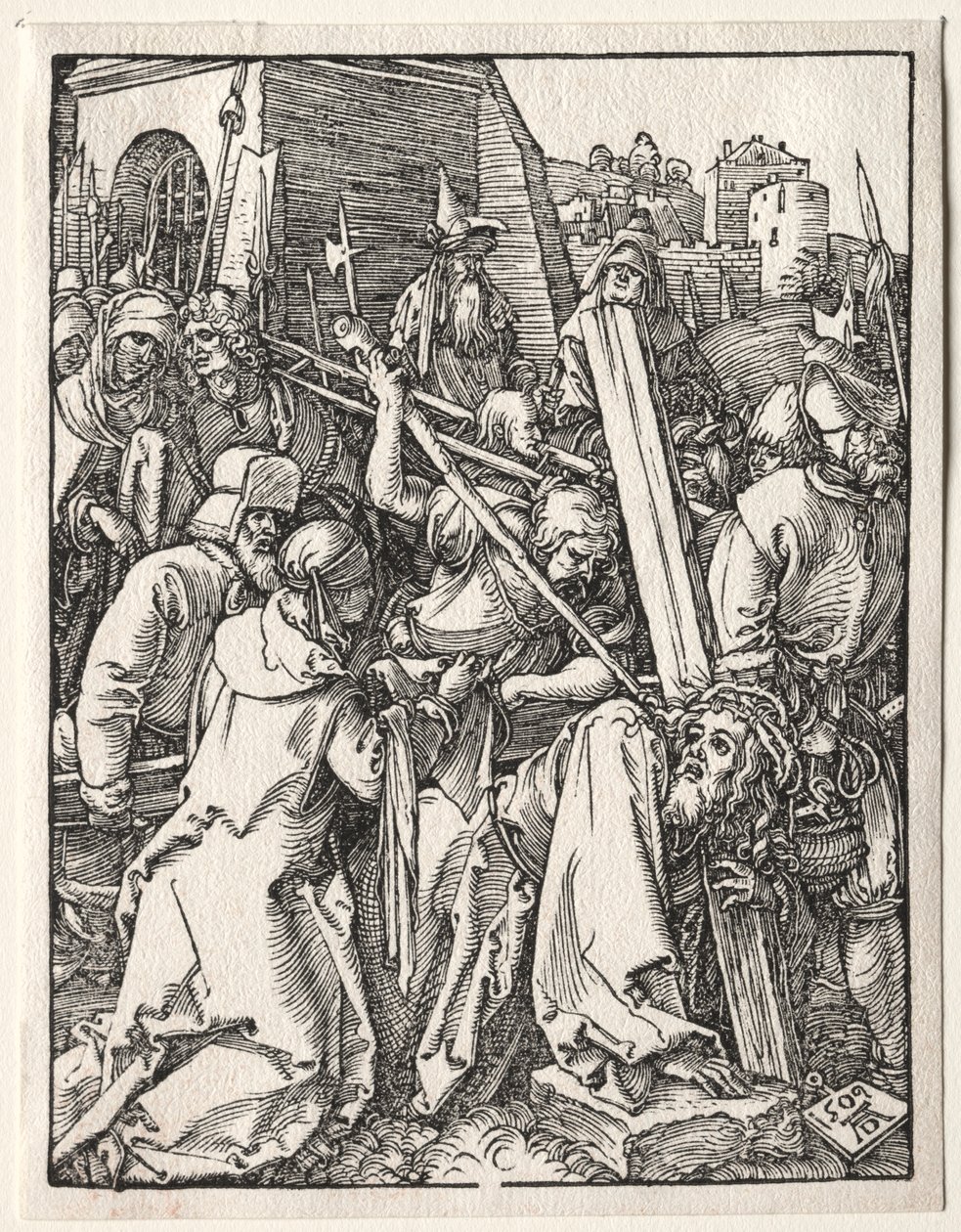 Malé utrpení: Kristus nesoucí kříž, 1509. od Albrecht Dürer