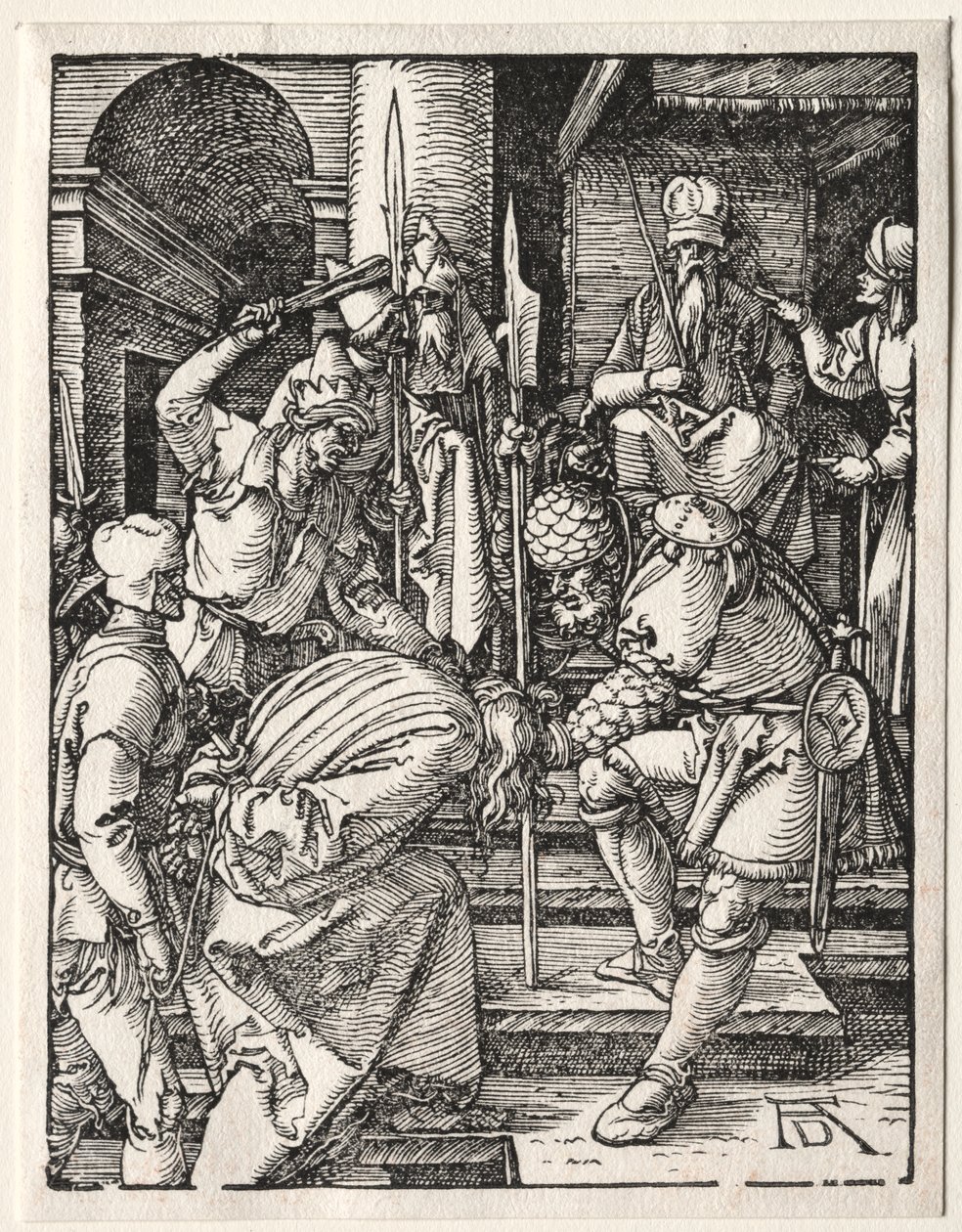 Malé utrpení: Kristus před Annášem od Albrecht Dürer