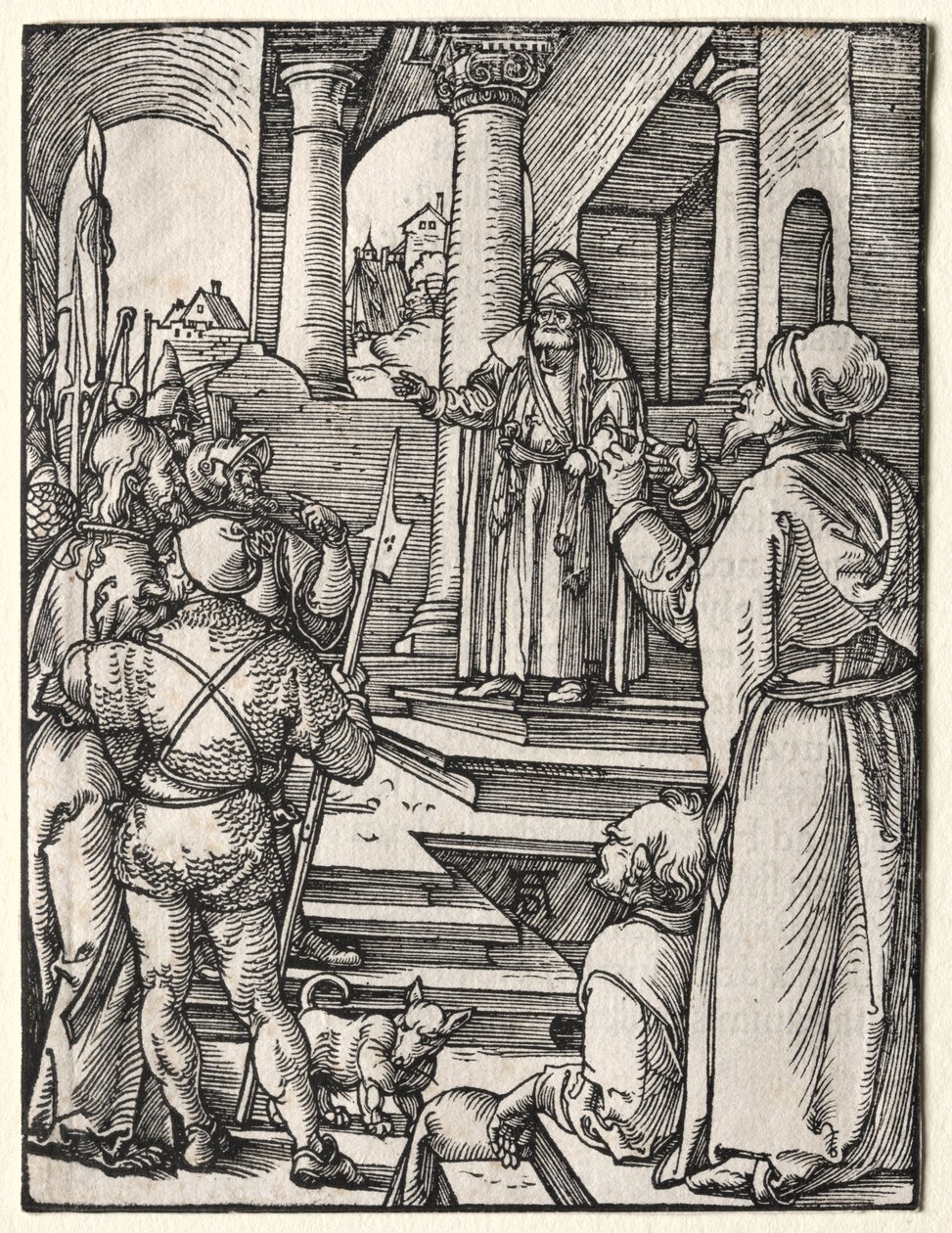Malé utrpení: Kristus před Pilátem od Albrecht Dürer