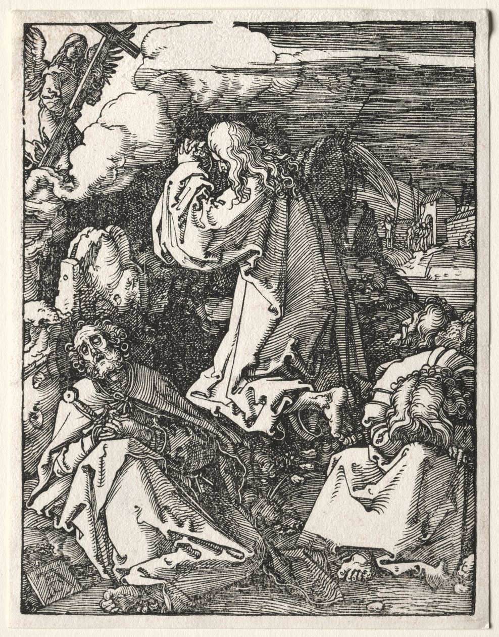 Malé pašije: Kristus na Olivové hoře od Albrecht Dürer
