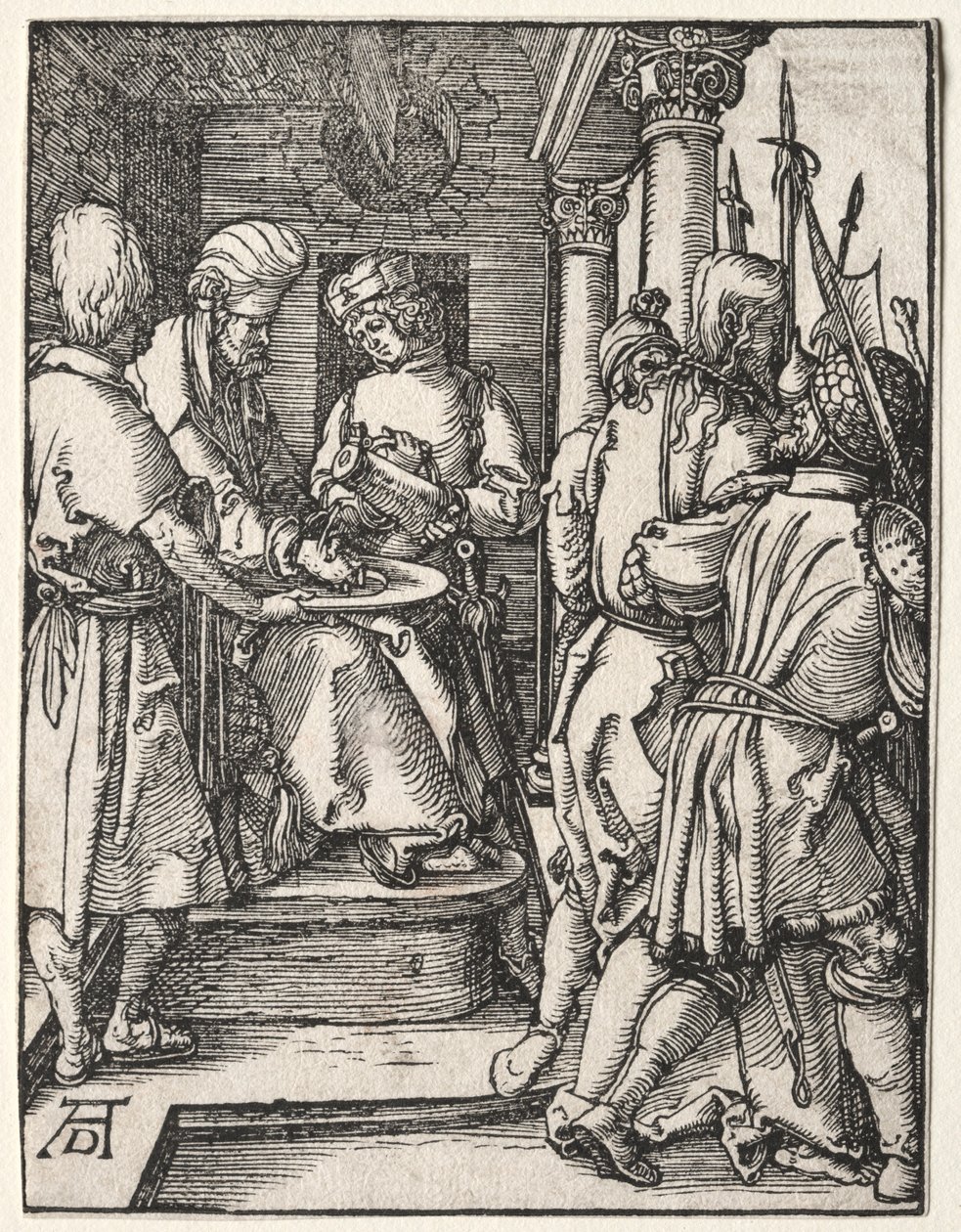Malá vášeň: Pilát si myje ruce, 1509-1511. od Albrecht Dürer