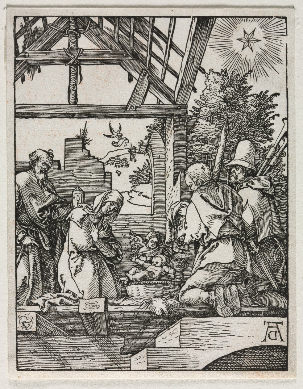 Malá vášeň: Narození Páně od Albrecht Dürer