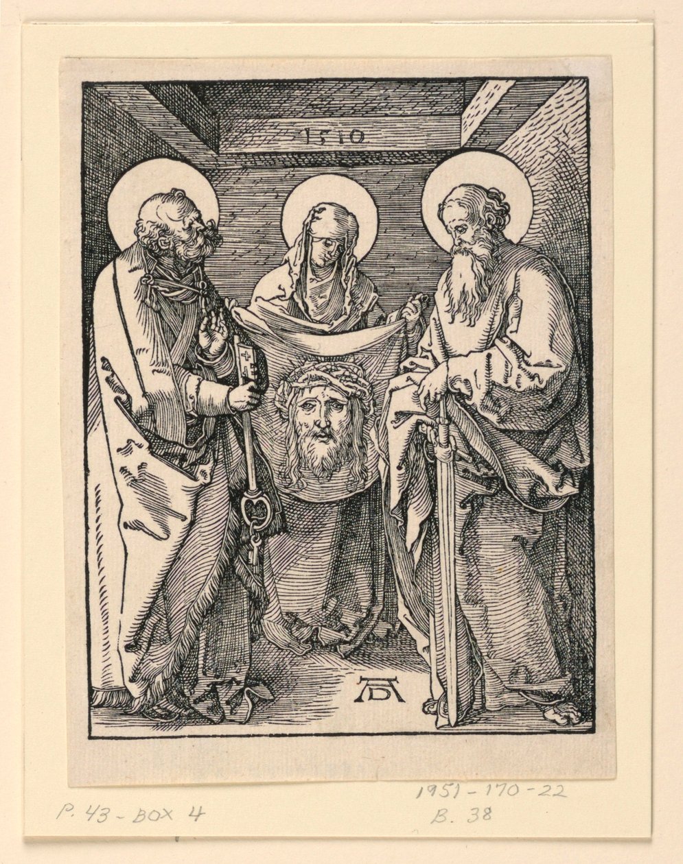 The Sudarium (Saints Veronica, Peter, and Paul), from The Little Passion Series   1261421   cs       czech Successfully Translated  Original: Paris, the Quai St Michel, c.1888 (oil on canvas) Translat: Paris, the Quai St Michel, c.1888 (oil on canvas) 1408 od Albrecht Dürer