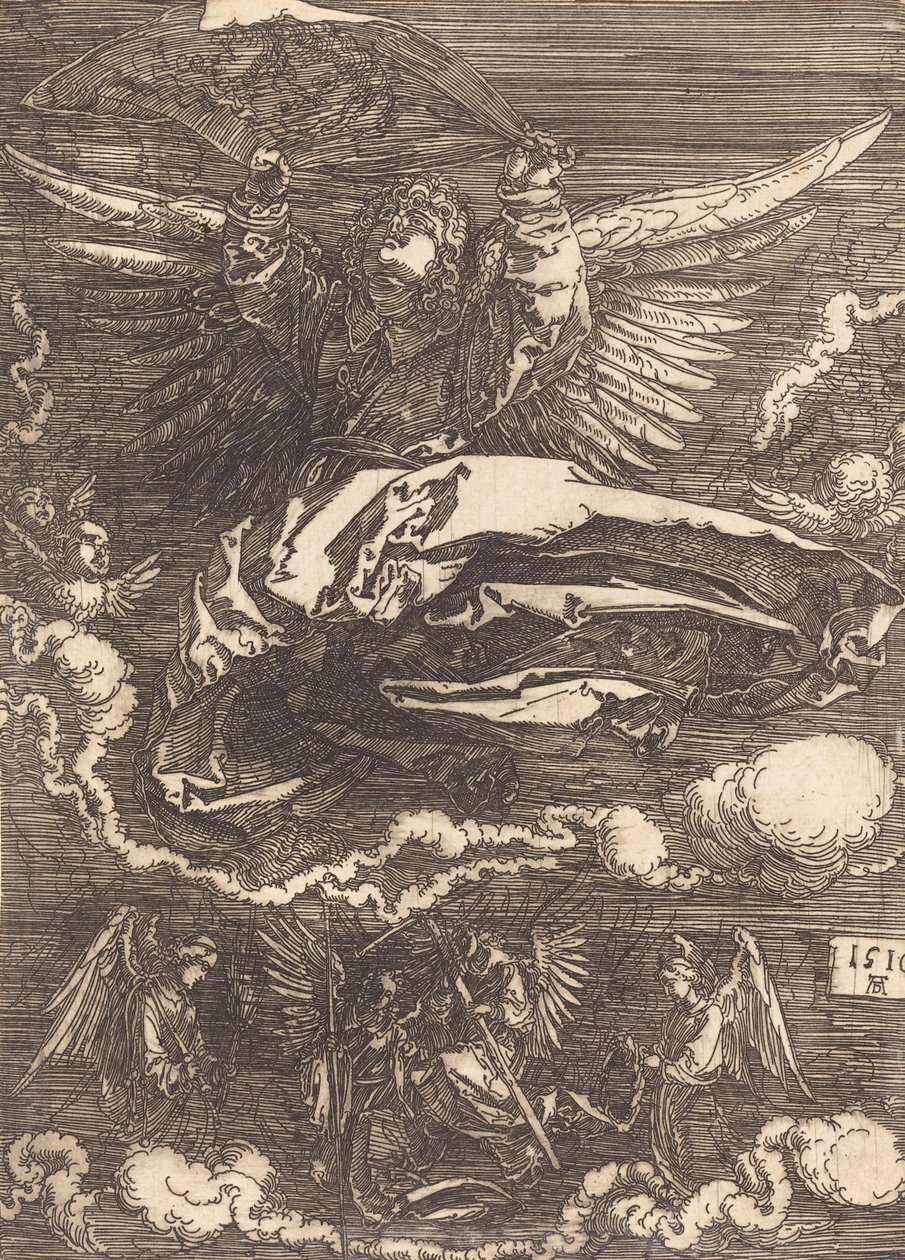 Sudarium v držení jednoho anděla, 1516. od Albrecht Dürer