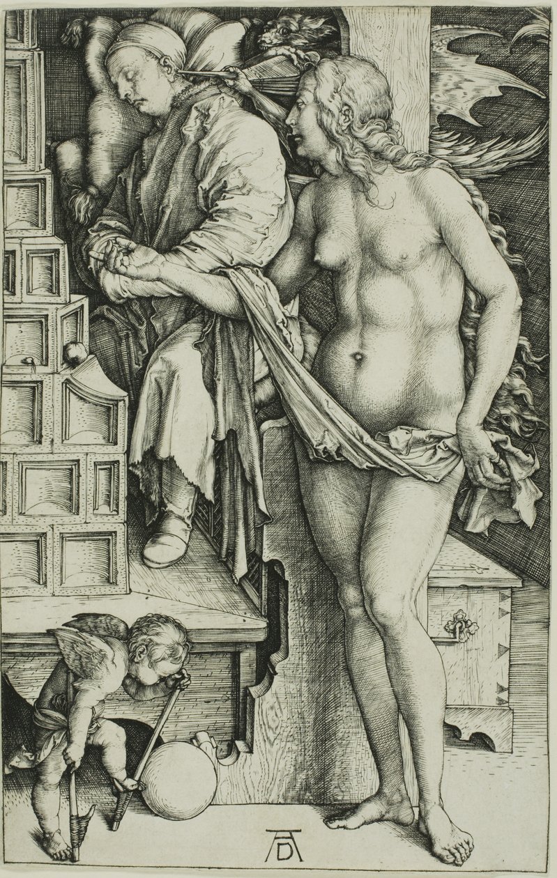 The Temptation of the Idler (The Dream of the Doctor) od Albrecht Dürer