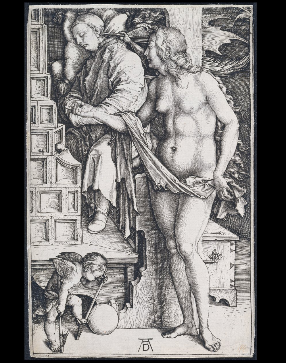Pokušení lenoch (Sen doktora) od Albrecht Dürer
