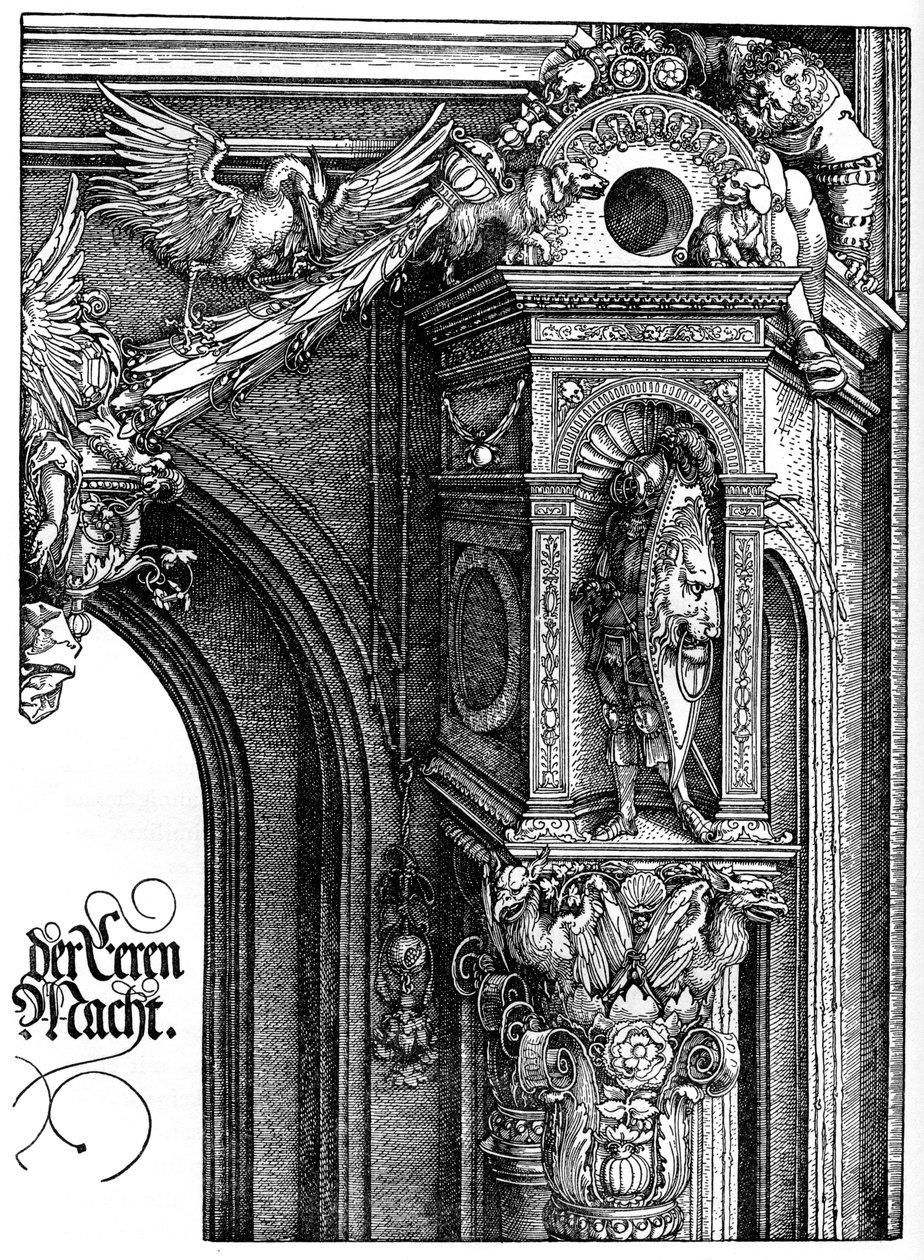 Triumfální oblouk císaře Maxmiliána I., 1515, 1936 od Albrecht Dürer