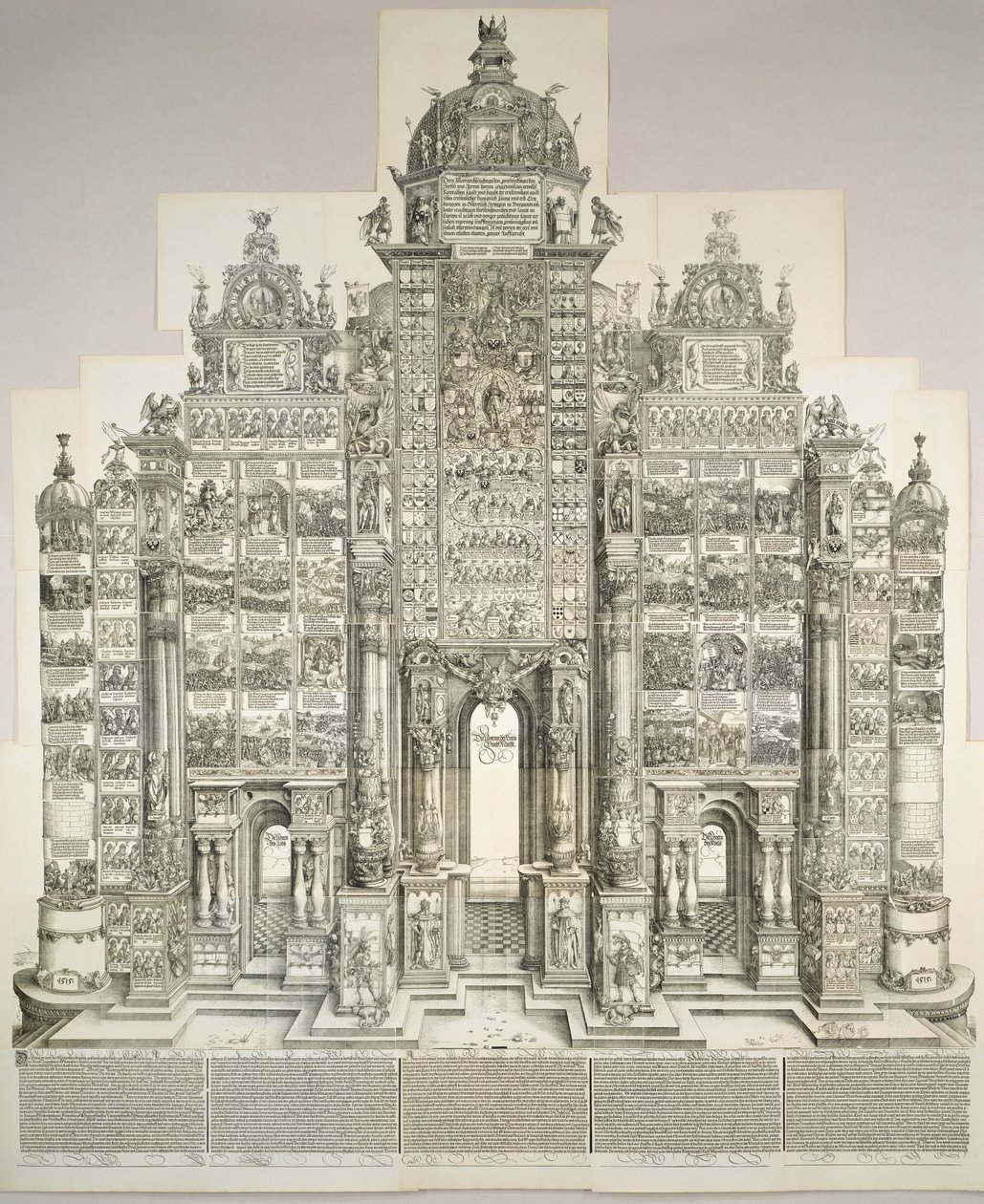 Maxmiliánův vítězný oblouk od Albrecht Dürer