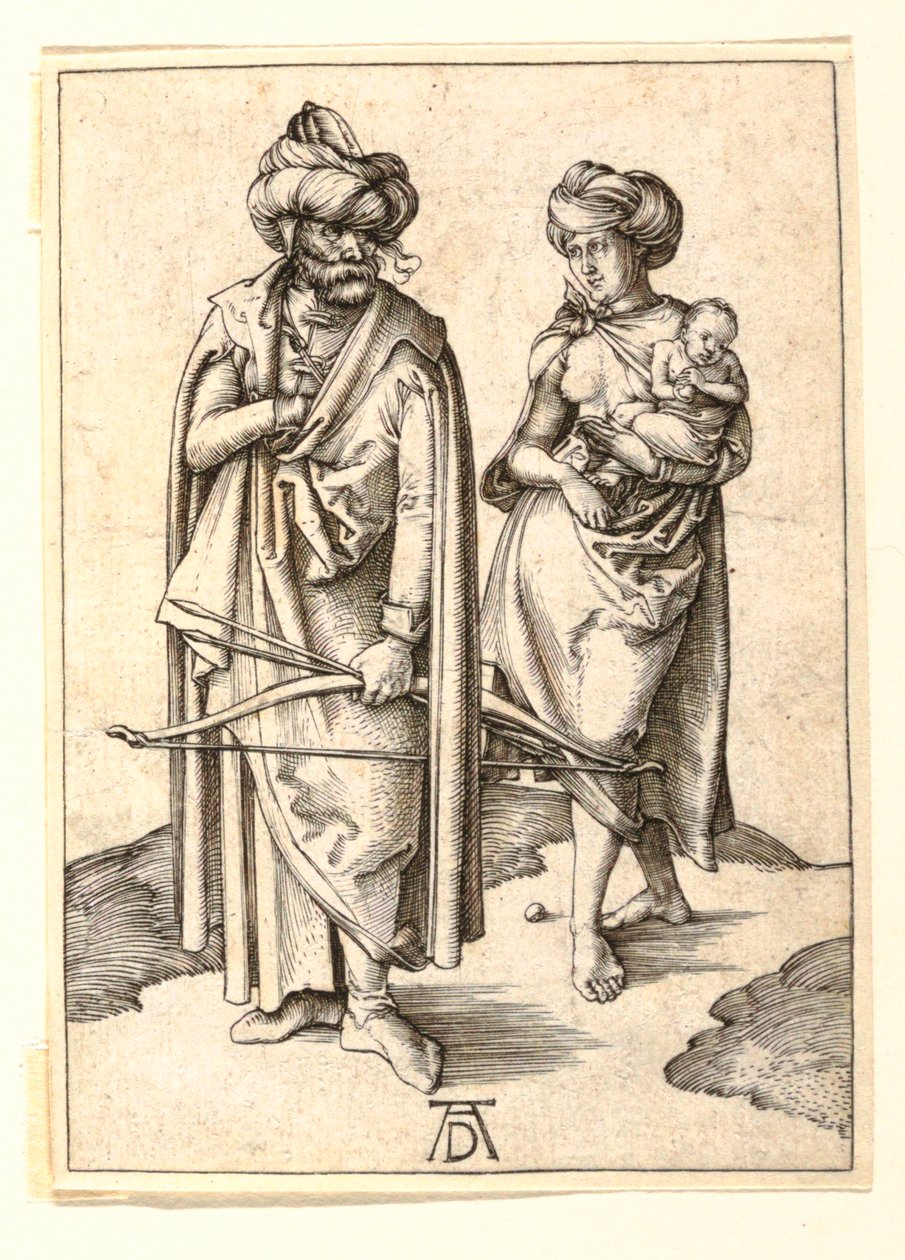 Turecká rodina od Albrecht Dürer