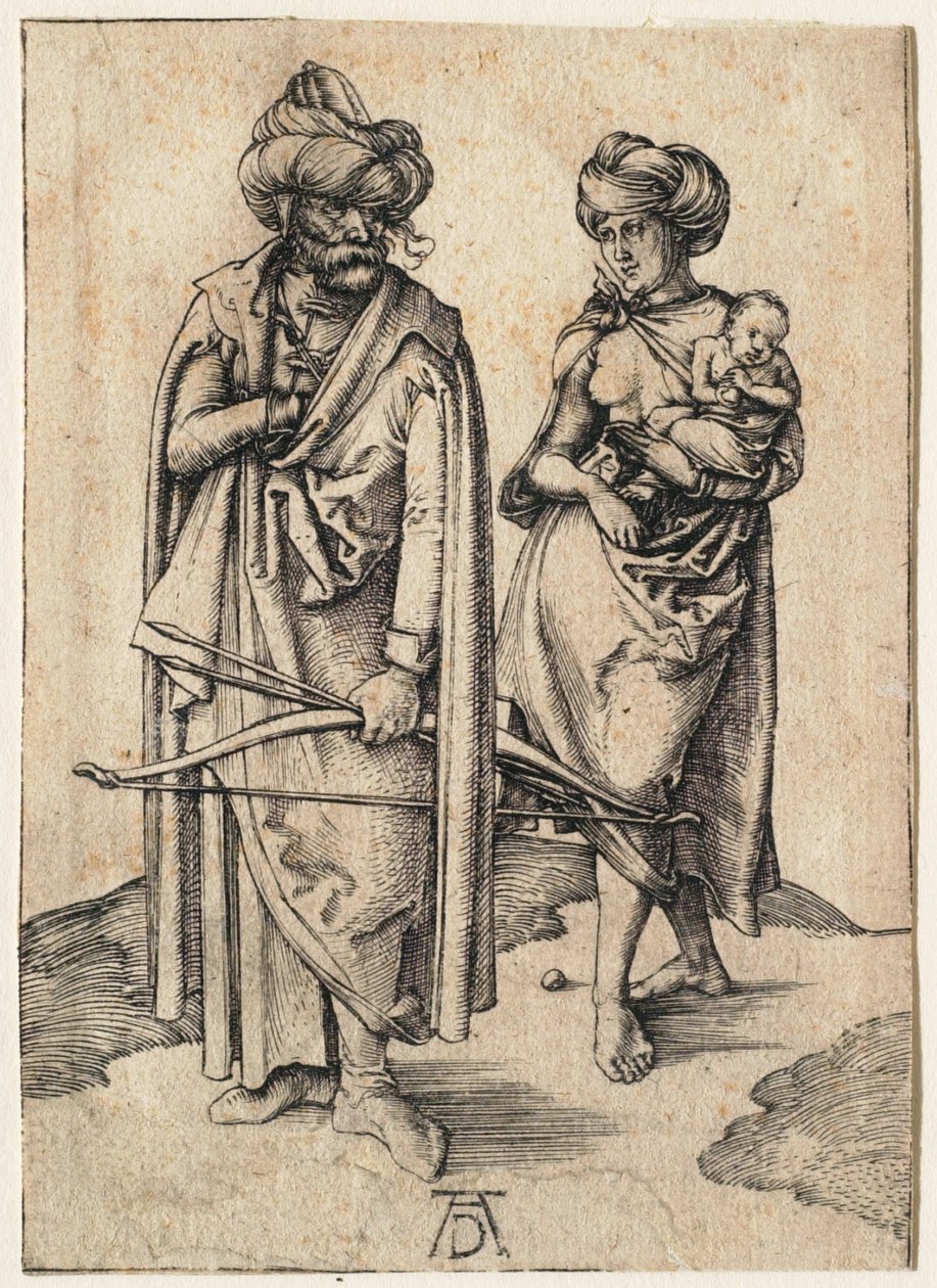 Turecká rodina od Albrecht Dürer