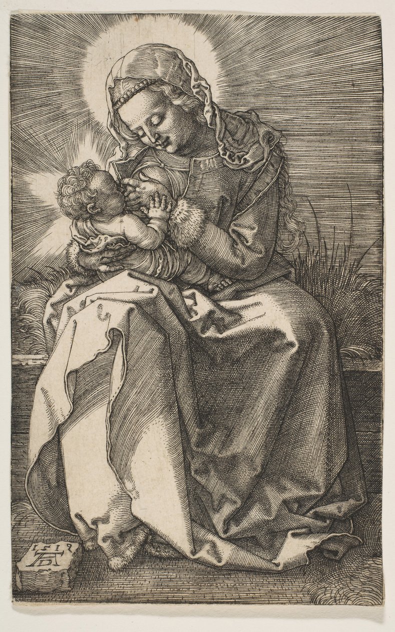 Panna kojící Ježíška, 1519. od Albrecht Dürer