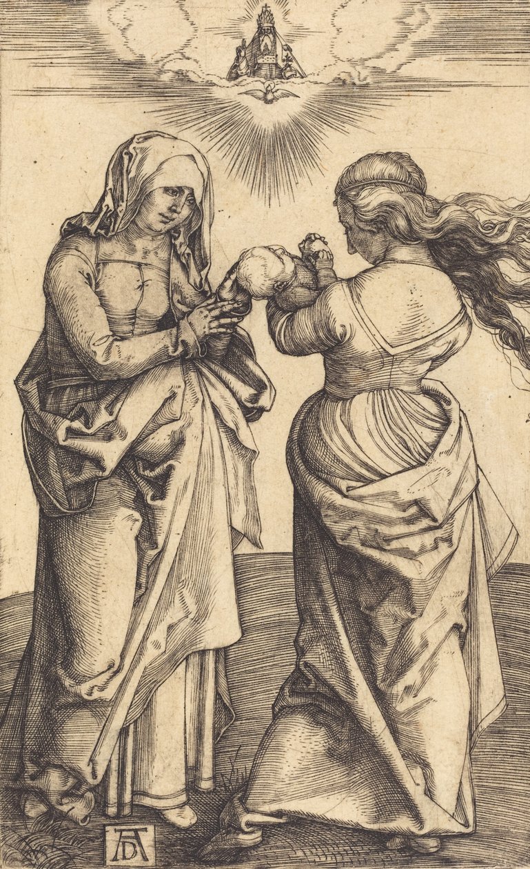 Panna a dítě se svatou Annou, c. 1500. od Albrecht Dürer