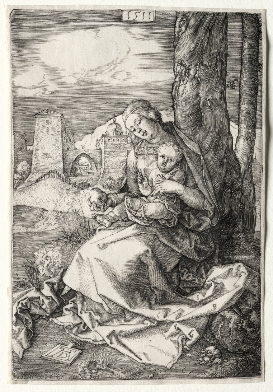 Panna a dítě s hruškou, 1511. od Albrecht Dürer