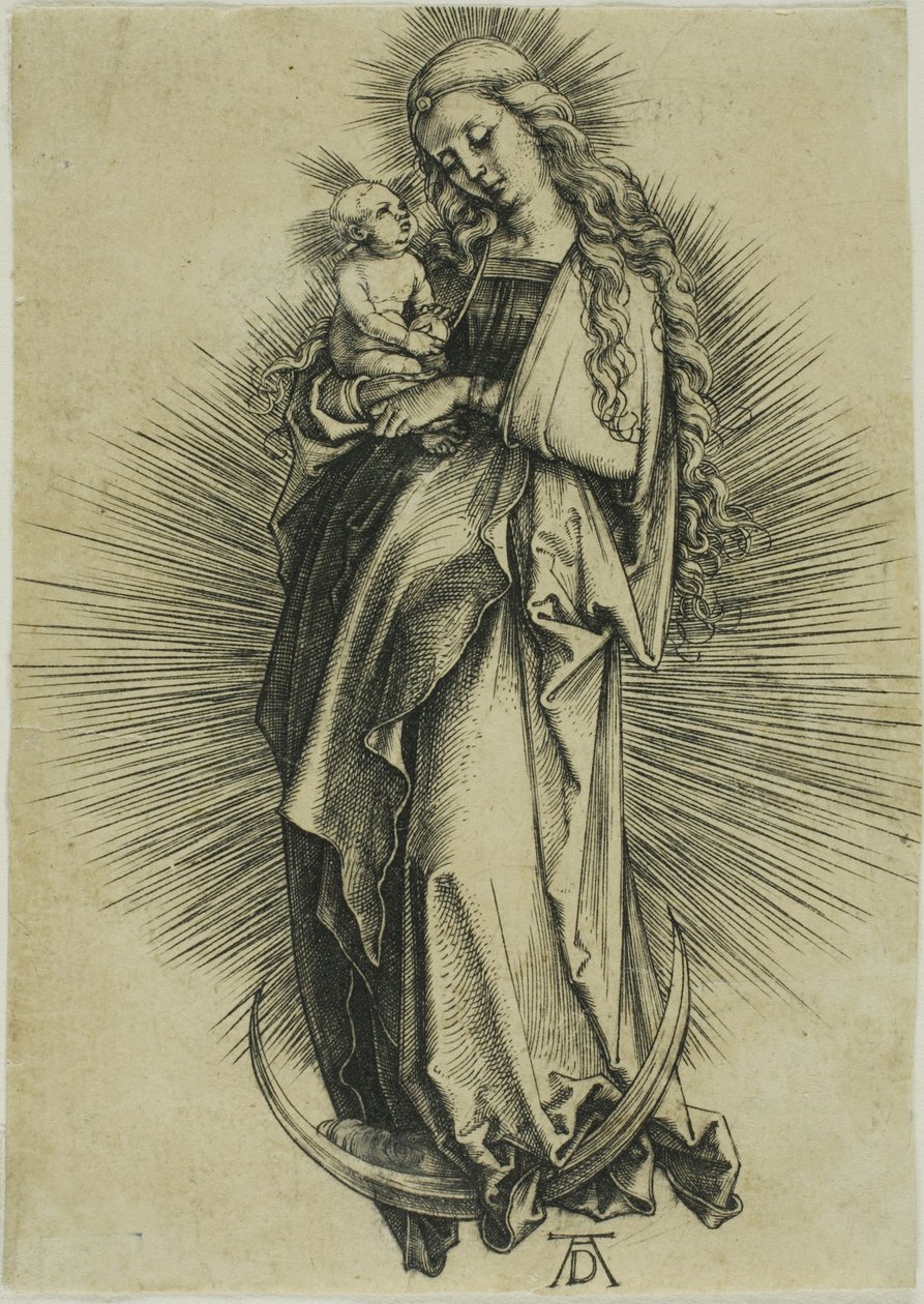 Panna na půlměsíci od Albrecht Dürer