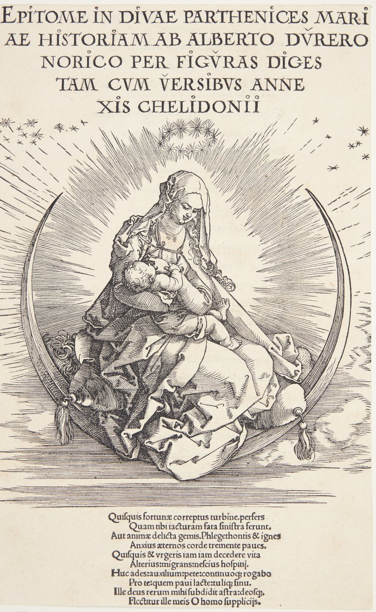 Panna na půlměsíci od Albrecht Dürer