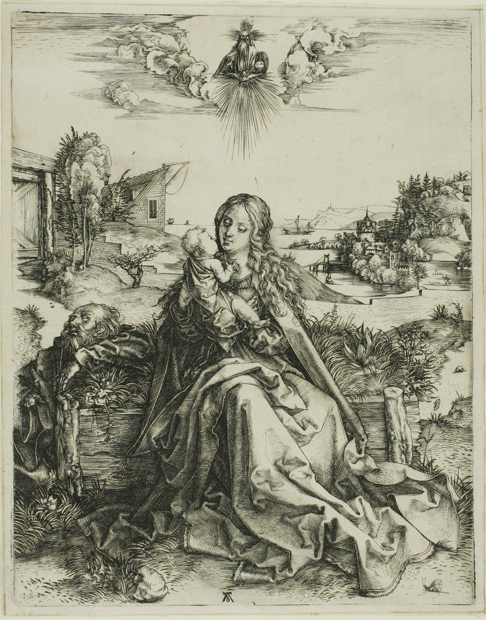 Panna s vážkou od Albrecht Dürer