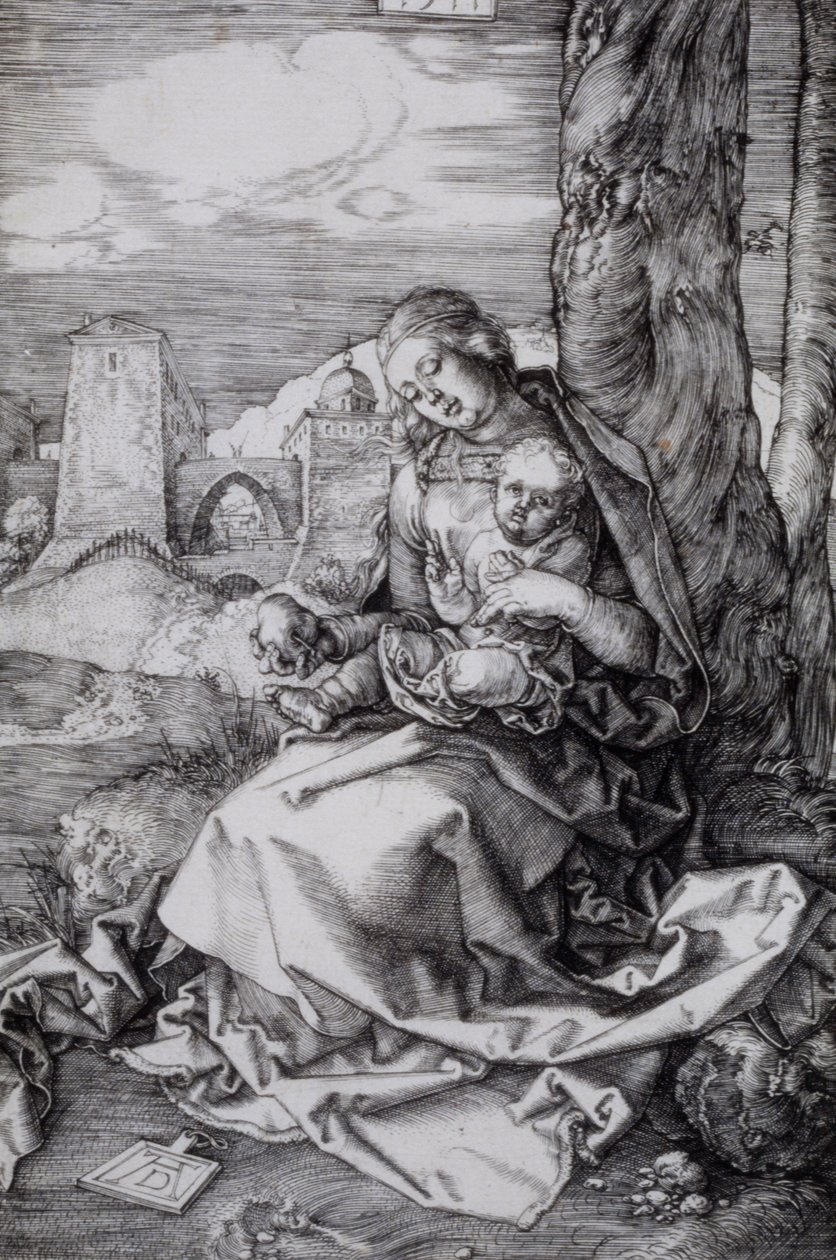 Panna Marie s hruškou od Albrecht Dürer