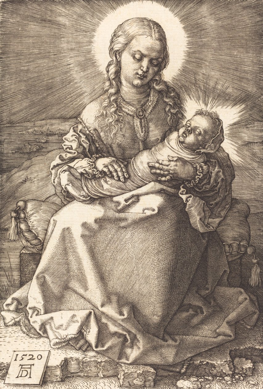 Panna s zavinutým dítětem, 1520. od Albrecht Dürer