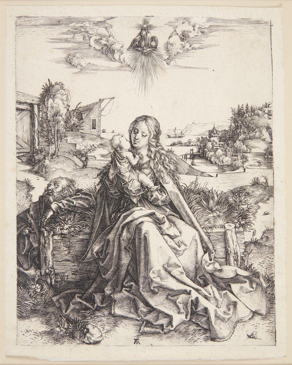 Panna s vážkou od Albrecht Dürer