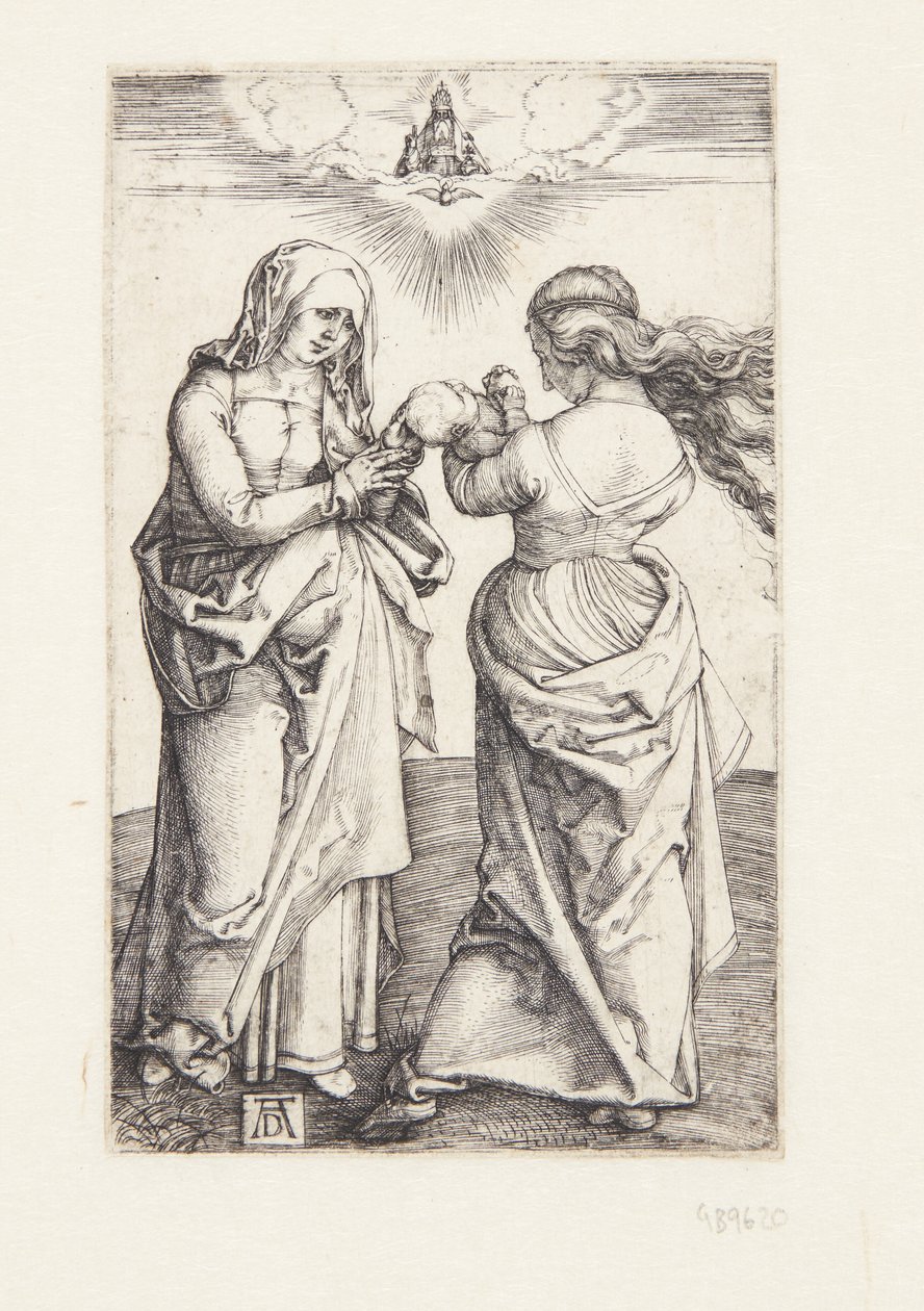 Panna s nemluvnětem Kristem a sv. Annou od Albrecht Dürer