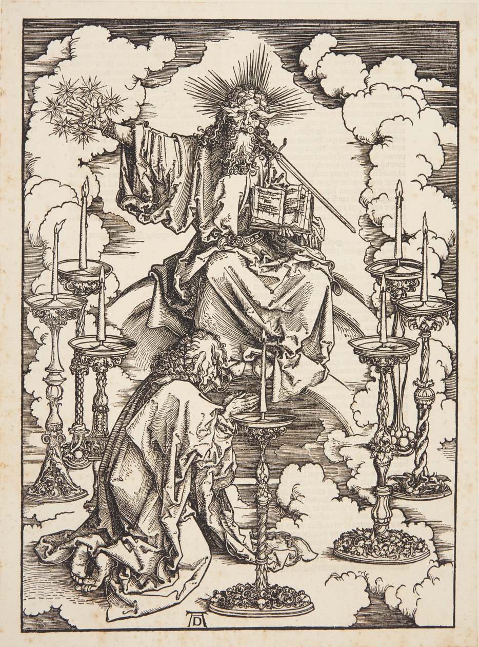 Vize sedmi svícnů od Albrecht Dürer