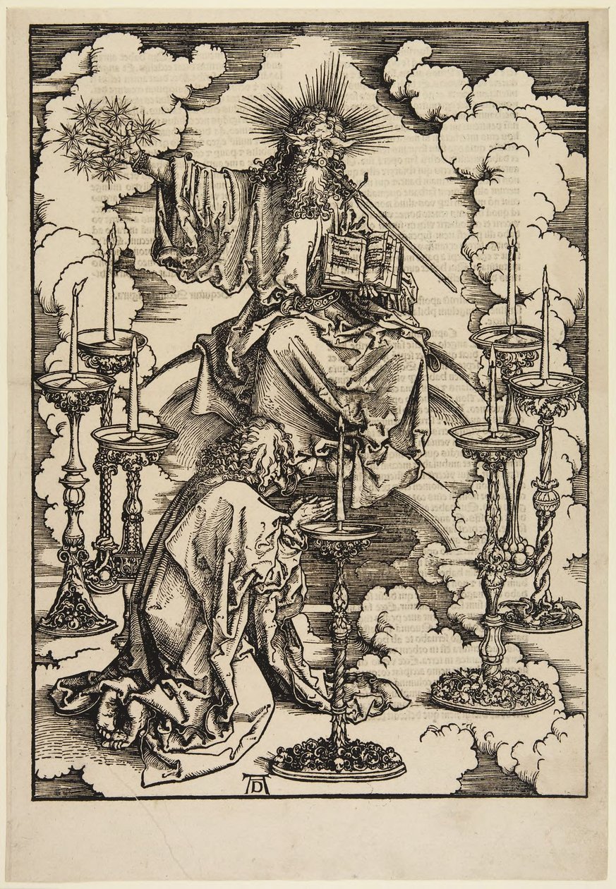 Vidění sedmi svícnů od Albrecht Dürer