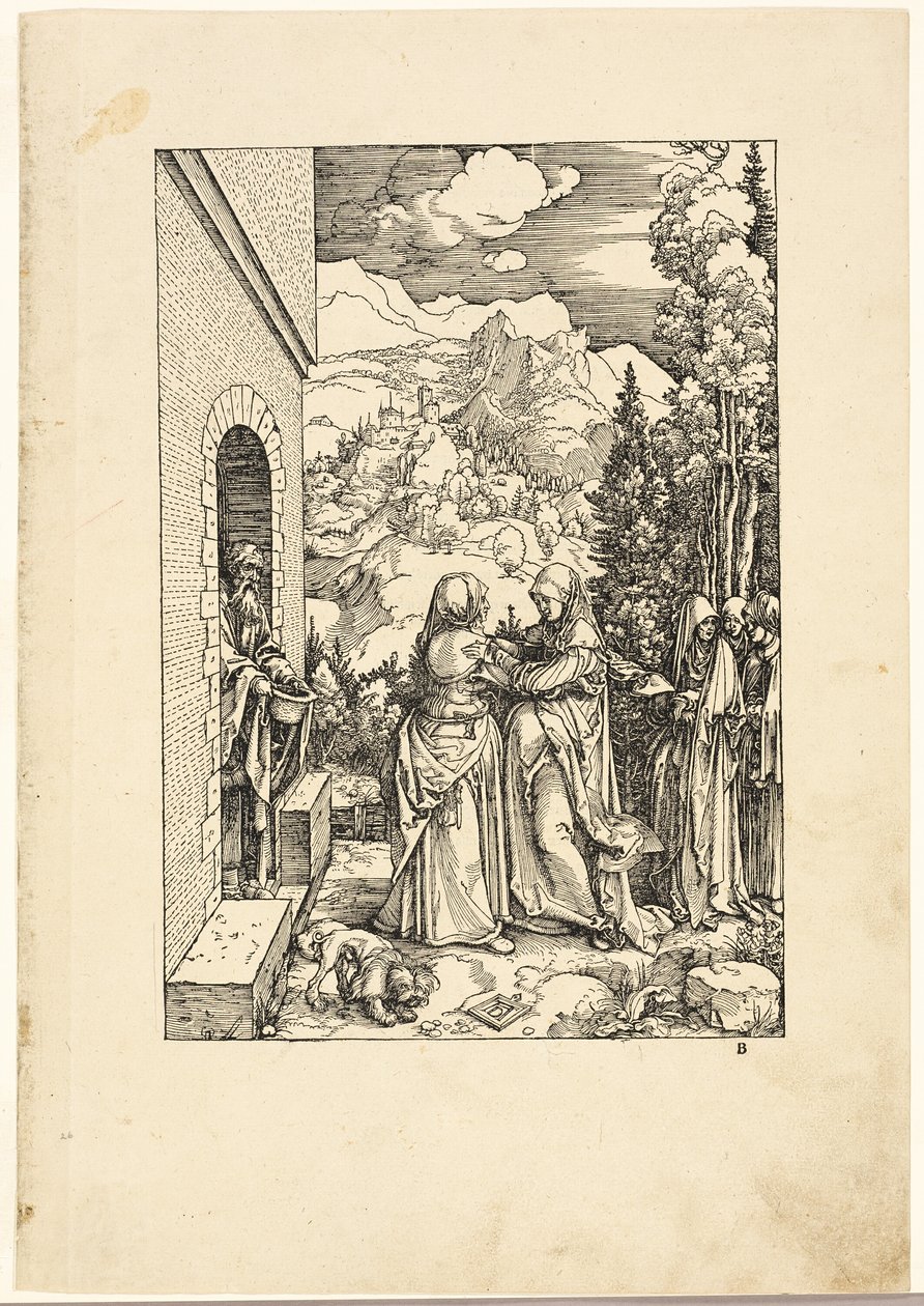 Navštívení ze života Panny Marie od Albrecht Dürer