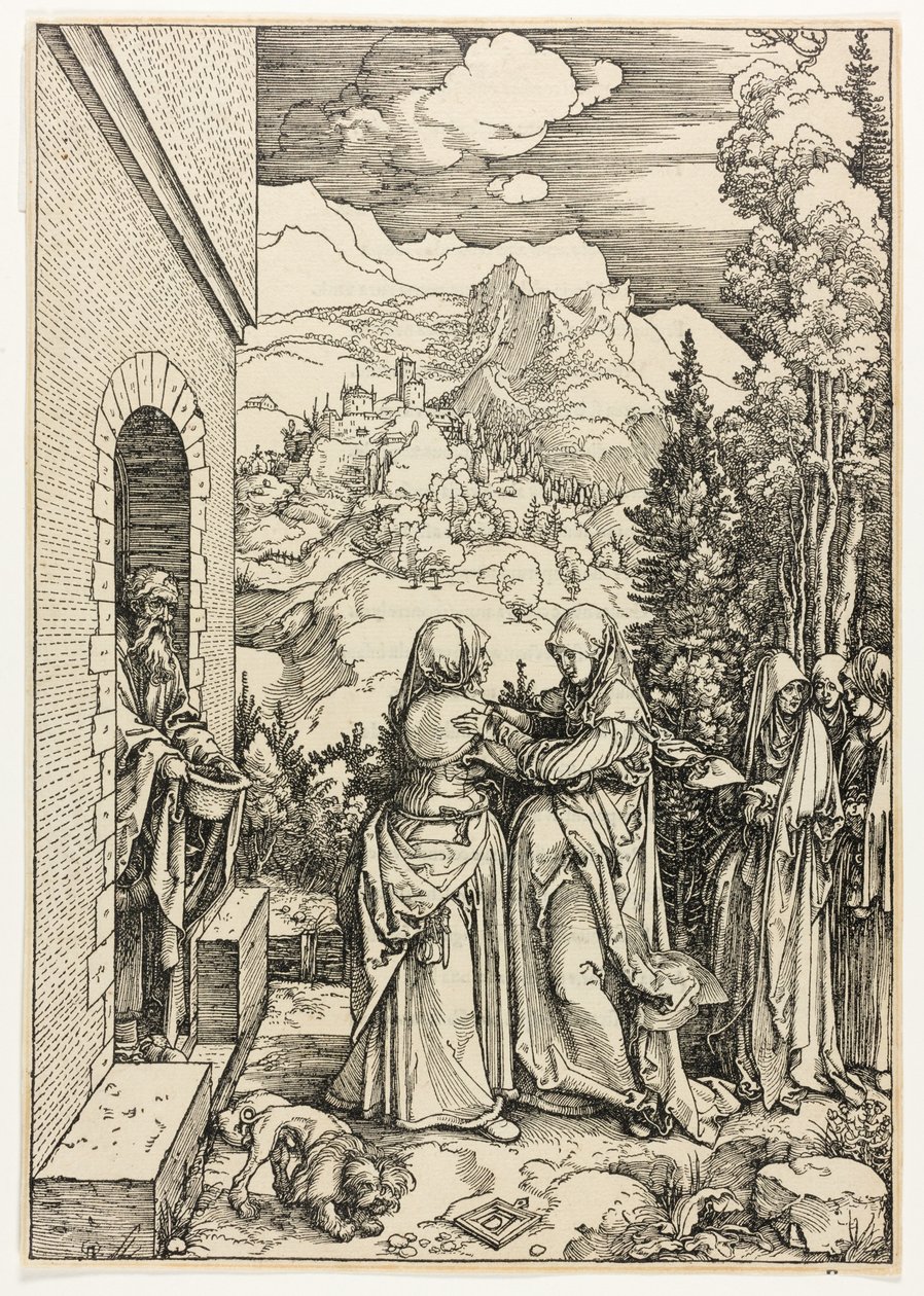 Navštívení ze života Panny Marie od Albrecht Dürer