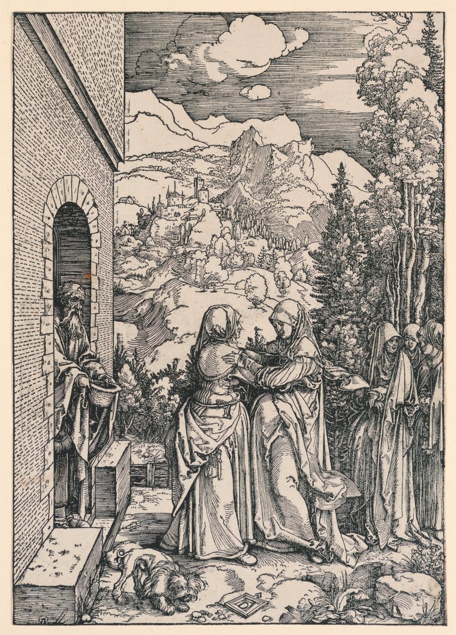 Navštívení ze série Život Panny od Albrecht Dürer