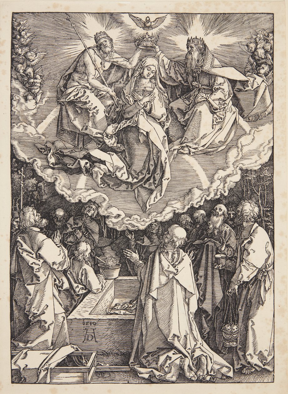Nanebevzetí a korunovace Panny Marie od Albrecht Dürer
