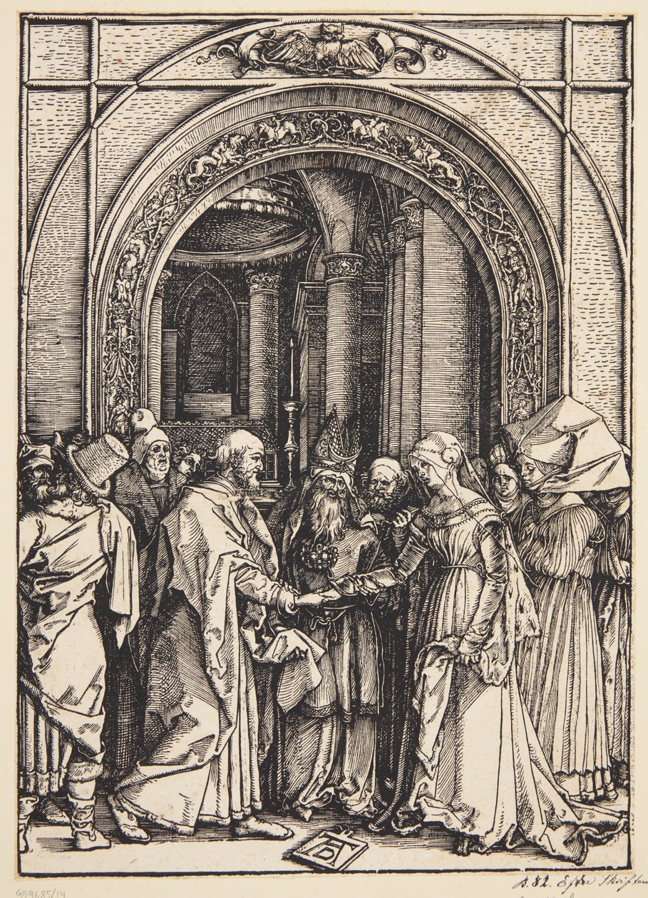 Zasnoubení Panny od Albrecht Dürer