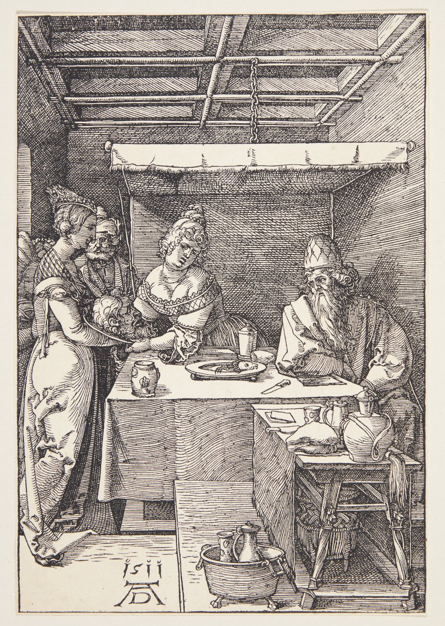 Hlavu sv. Jana Křtitele přinesl Herodiadě od Albrecht Dürer