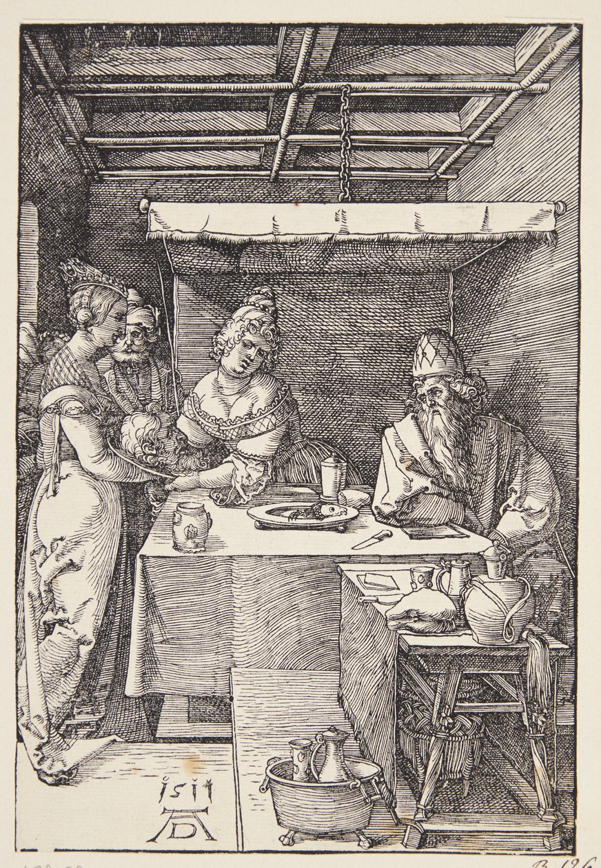 Hlavu sv. Jana Křtitele přinesl Herodiadě od Albrecht Dürer