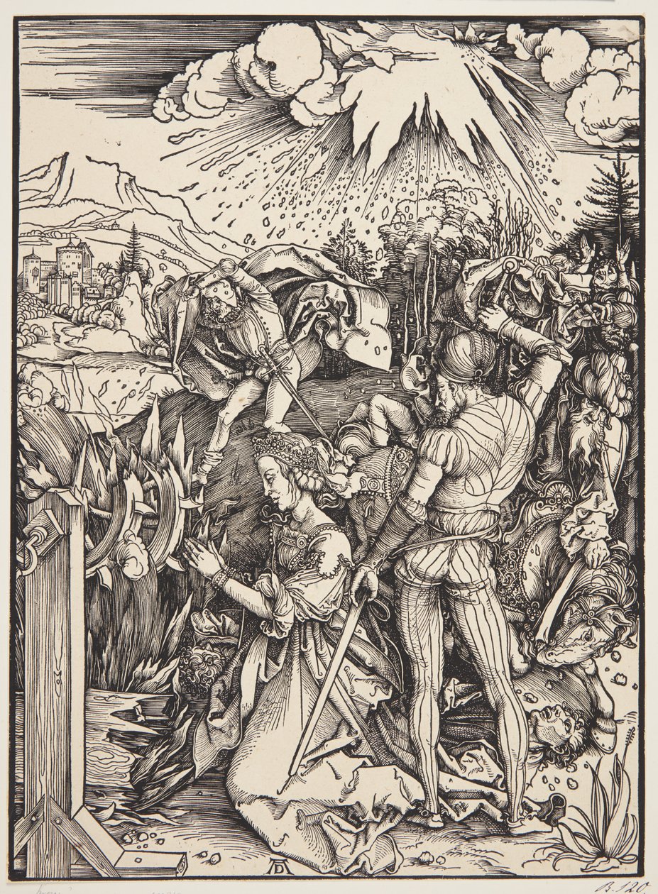 Umučení svaté Kateřiny od Albrecht Dürer