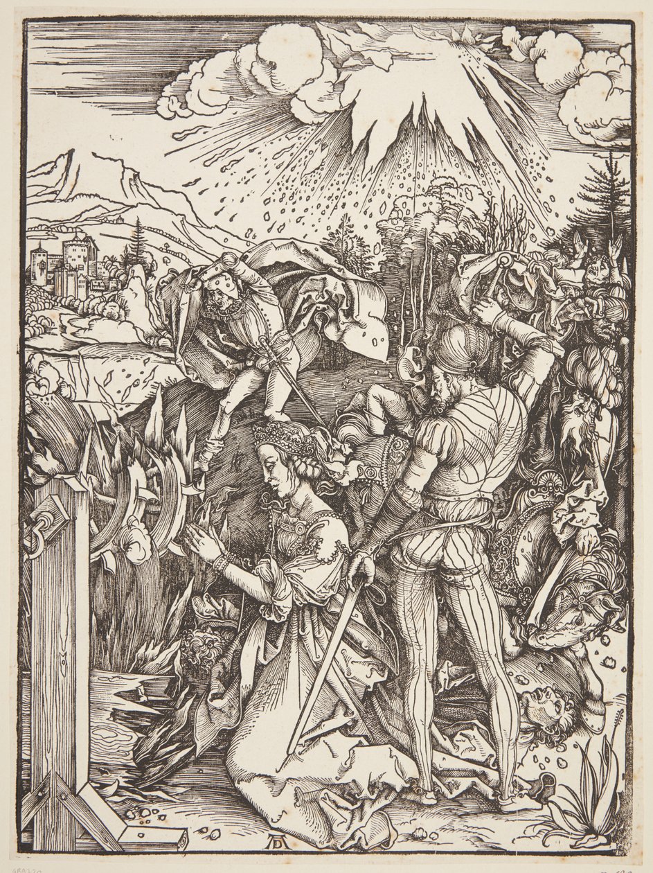 Umučení svaté Kateřiny od Albrecht Dürer