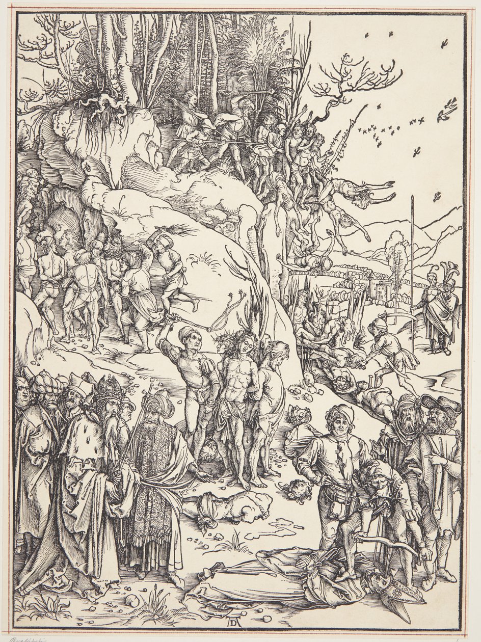 Umučení deseti tisíc od Albrecht Dürer