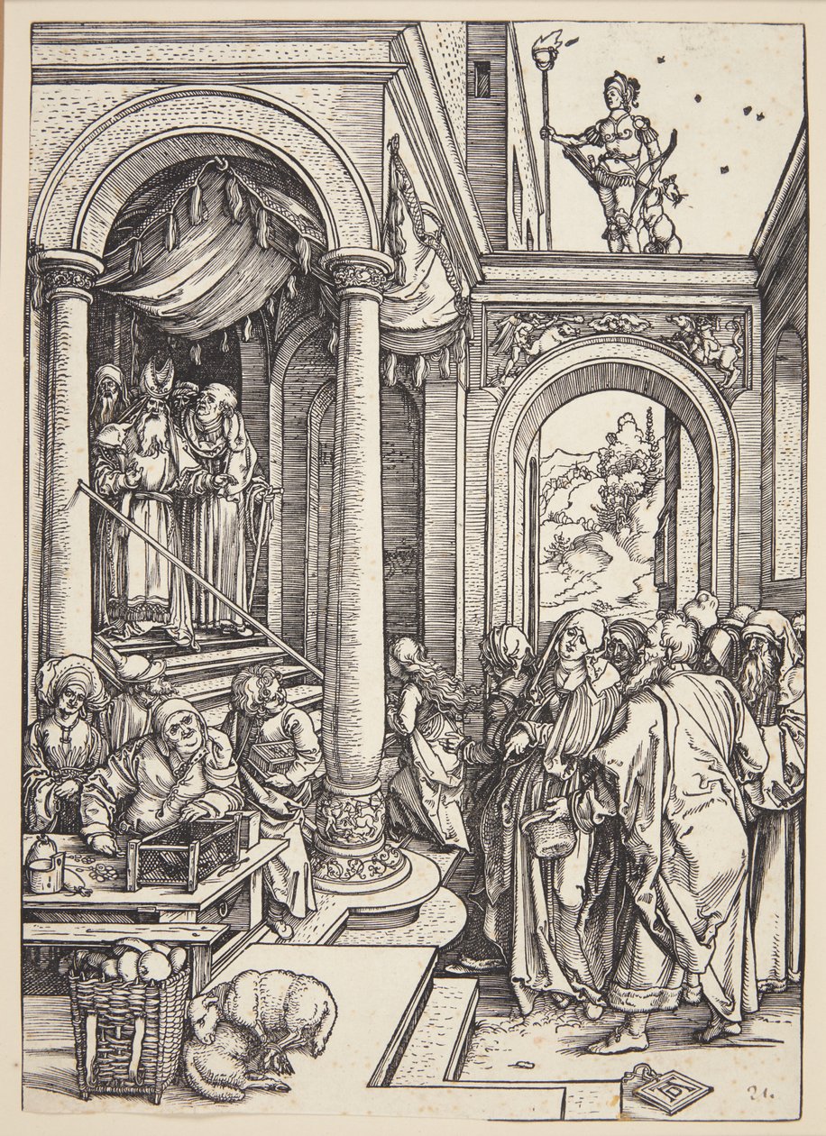 Představení Panny Marie v chrámu od Albrecht Dürer