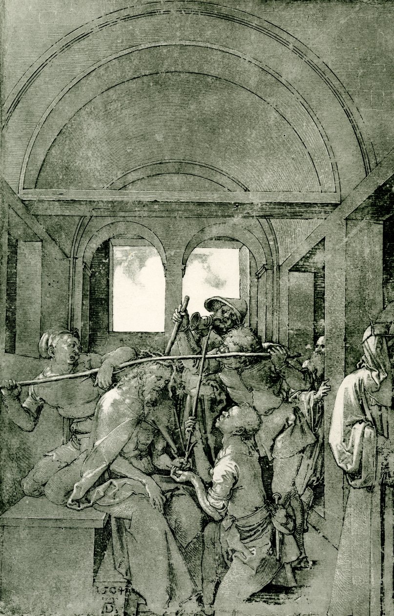 Trnová korunovace Krista od Albrecht Dürer