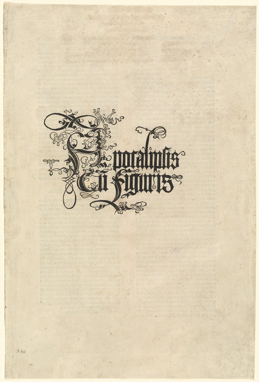 Titulní strana od Albrecht Dürer