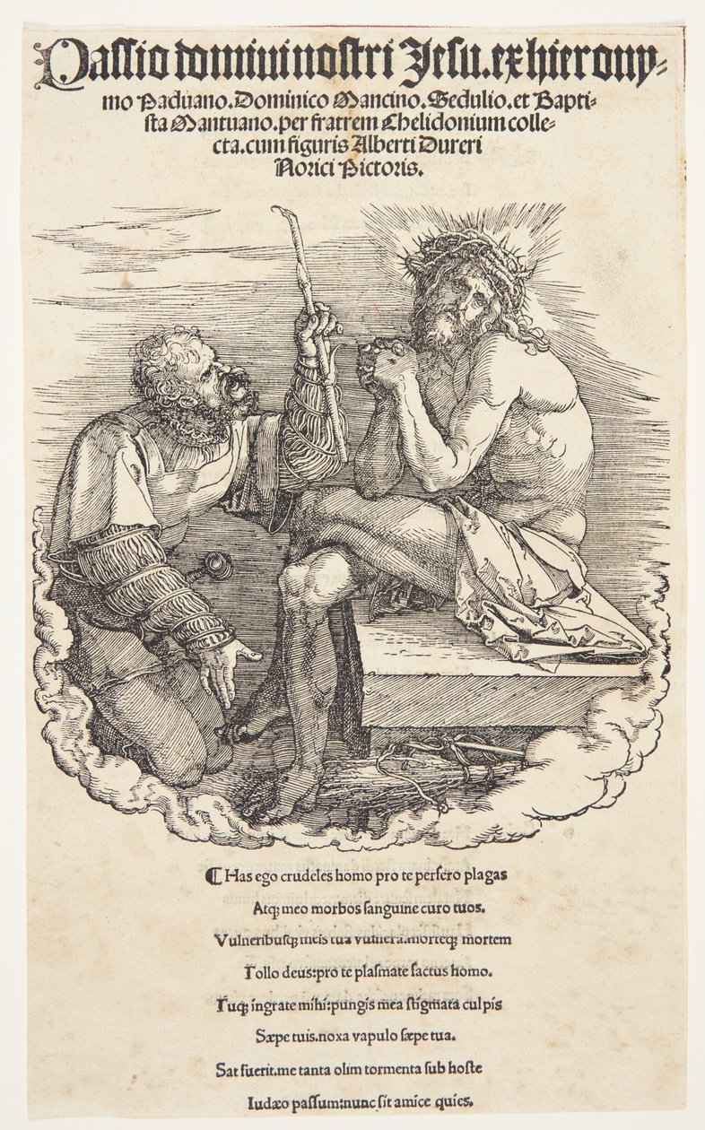 Titulní strana: Zesměšňování Krista od Albrecht Dürer