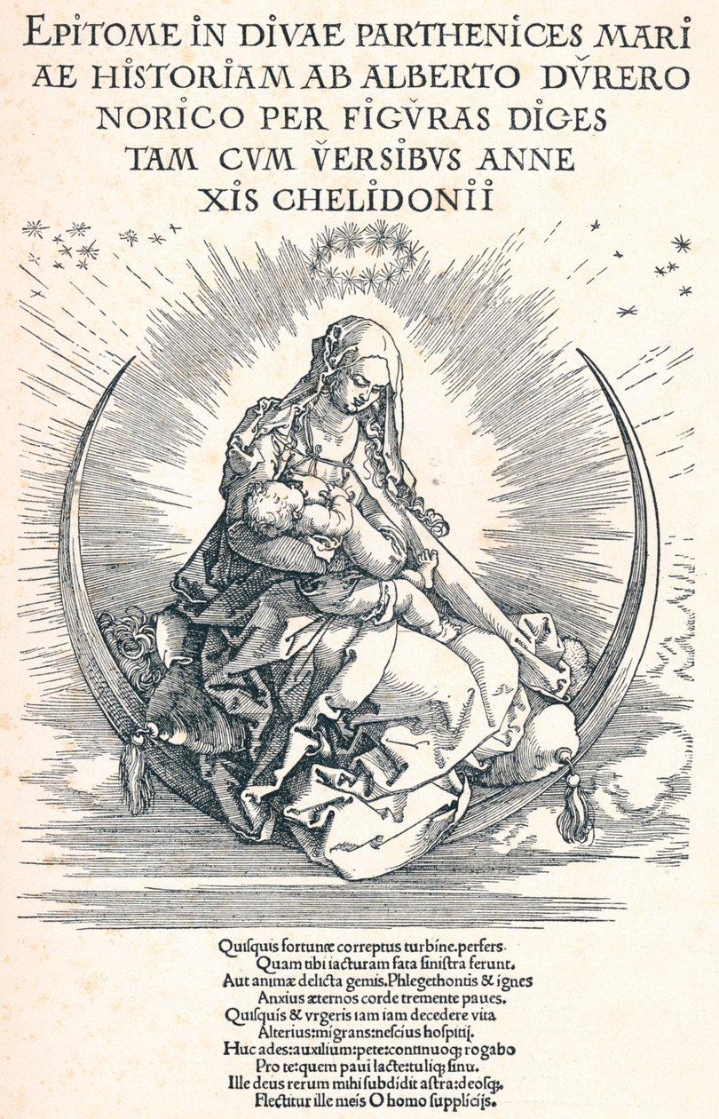 Titulní list Život Panny Marie, 1511 1906 od Albrecht Dürer