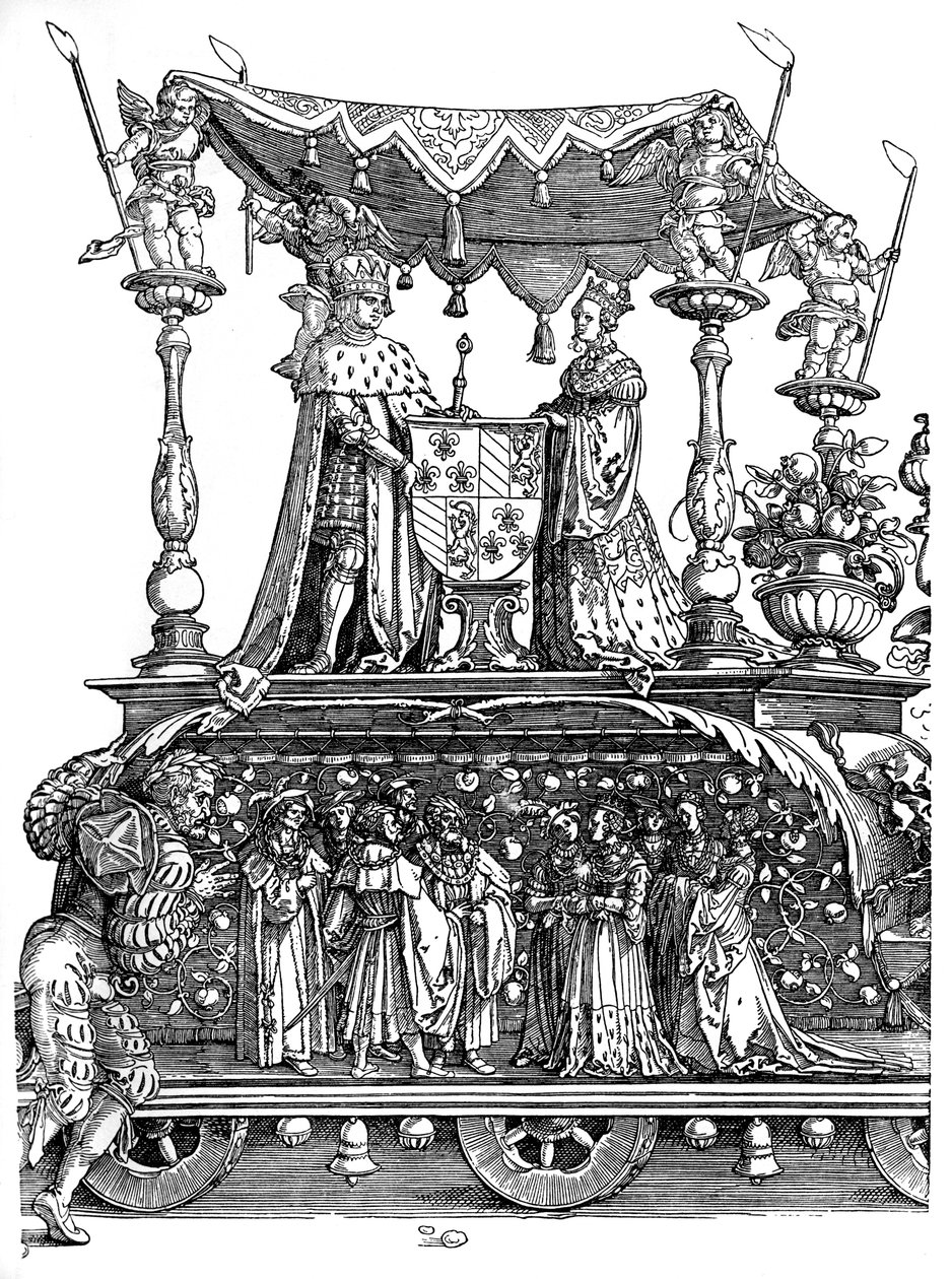 Triumfální návrat Maxmiliána I., 1515, 1936 od Albrecht Dürer