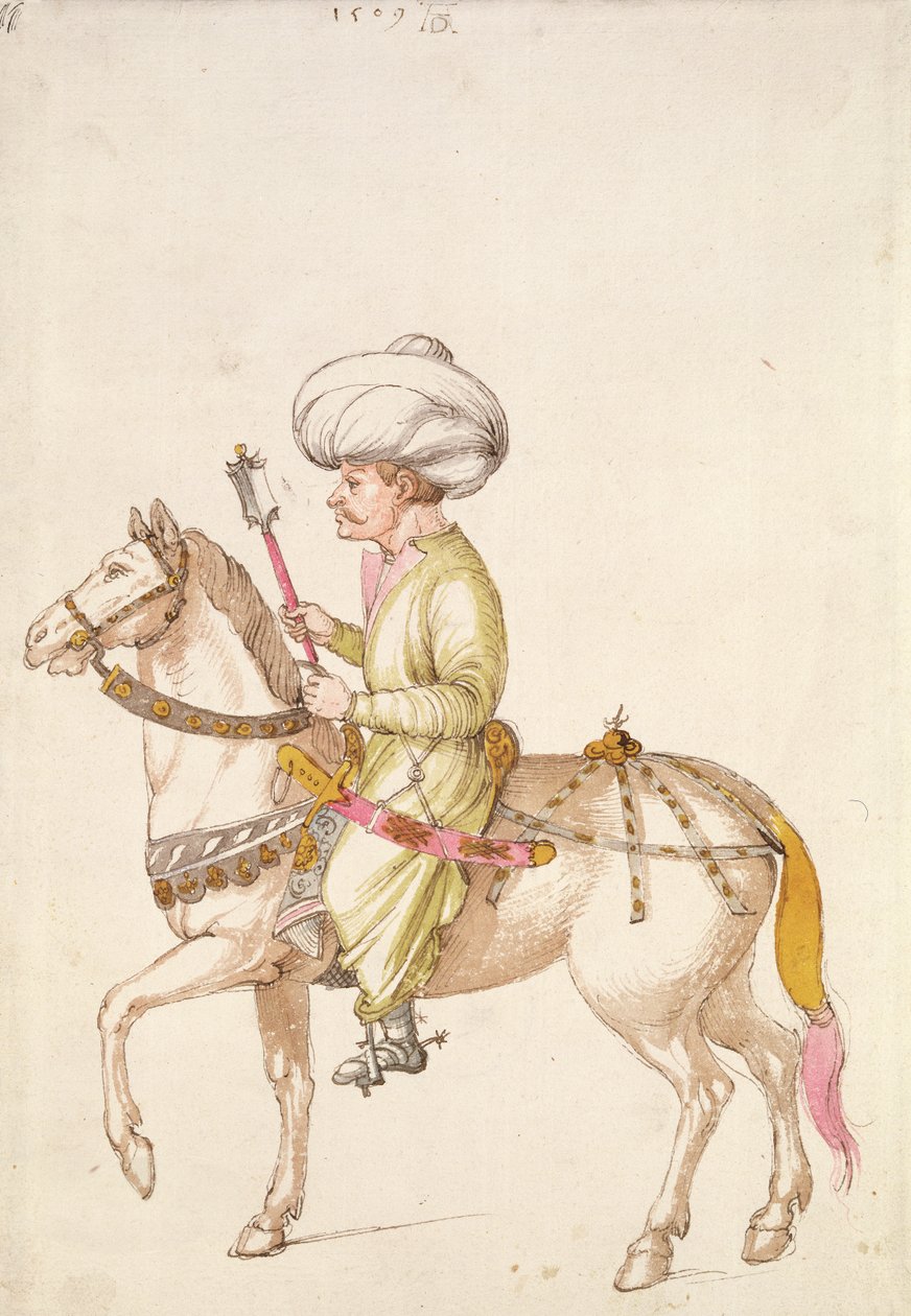 Turecký jezdec od Albrecht Dürer
