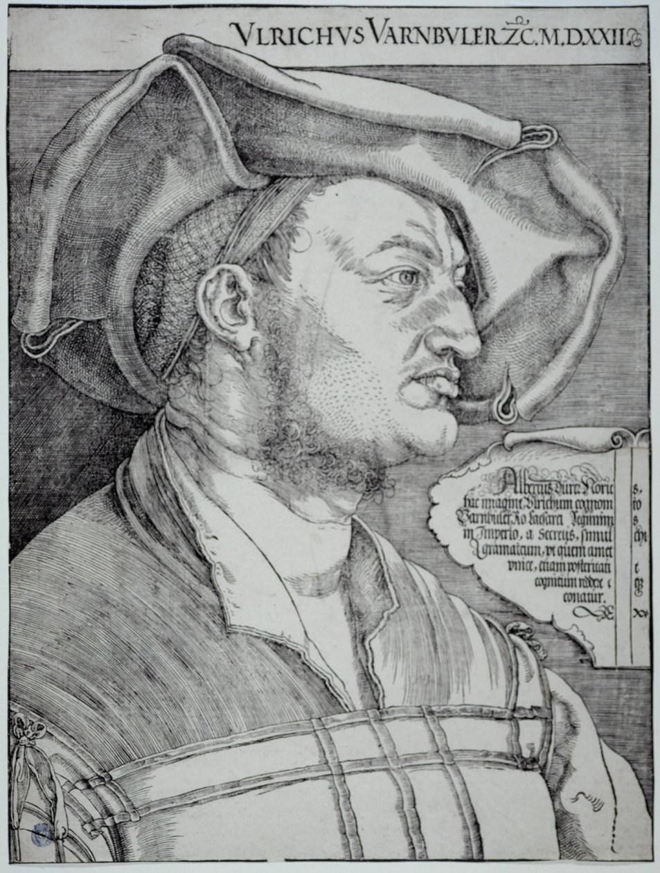 Ulrich Varnbüler (Bartsch 155) od Albrecht Dürer