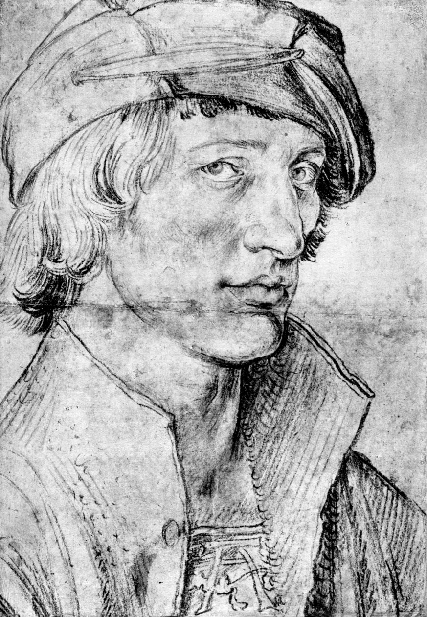 Neznámý portrét, 1514, 1936 od Albrecht Dürer