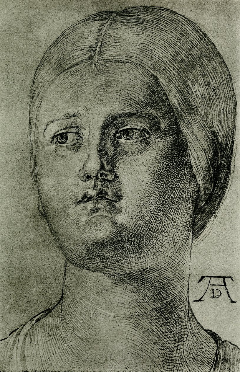 Hlava benátské ženy od Albrecht Dürer